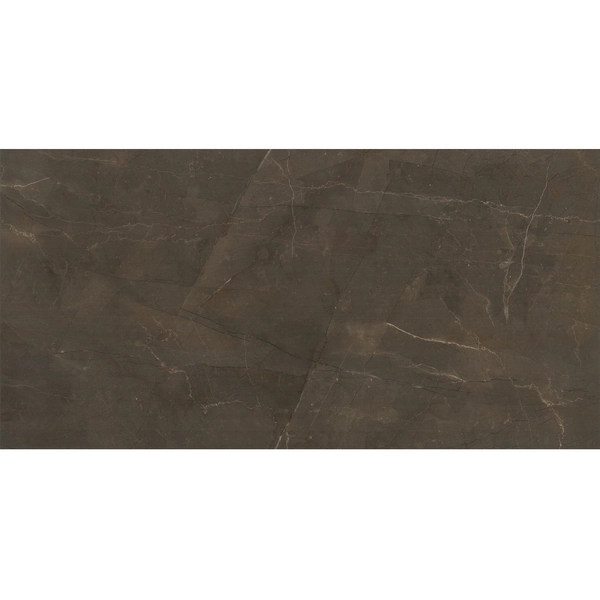 Porcelanato Marmorizado Polido Borda Reta Interno 60x120cm Pulpis Brown Eliane