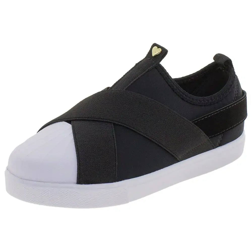 Sapato Molekinha 21633551766347773 Lycra Preto 33