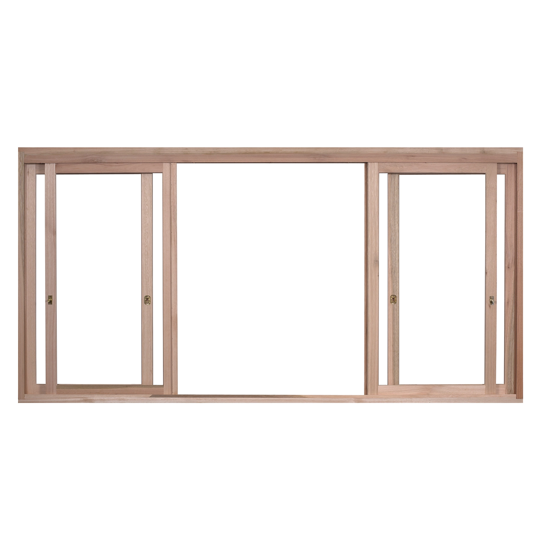 Janela de Madeira de Correr 4 Folhas 100x150cm Rondosul Natural