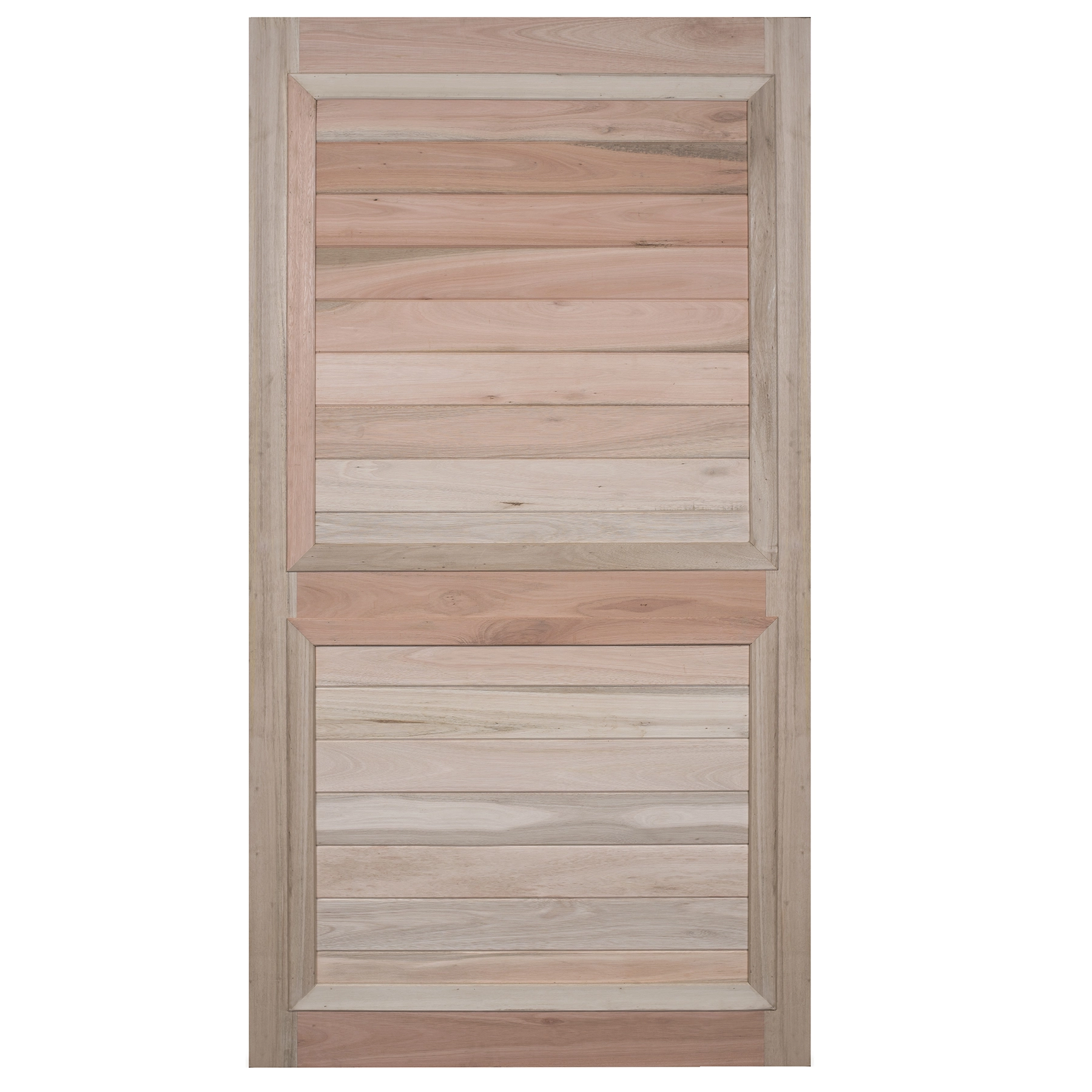 Kit Porta Madeira Pivotante Direito|Esquerdo Marrom 210x110cm com Batente Decorada Rondosul