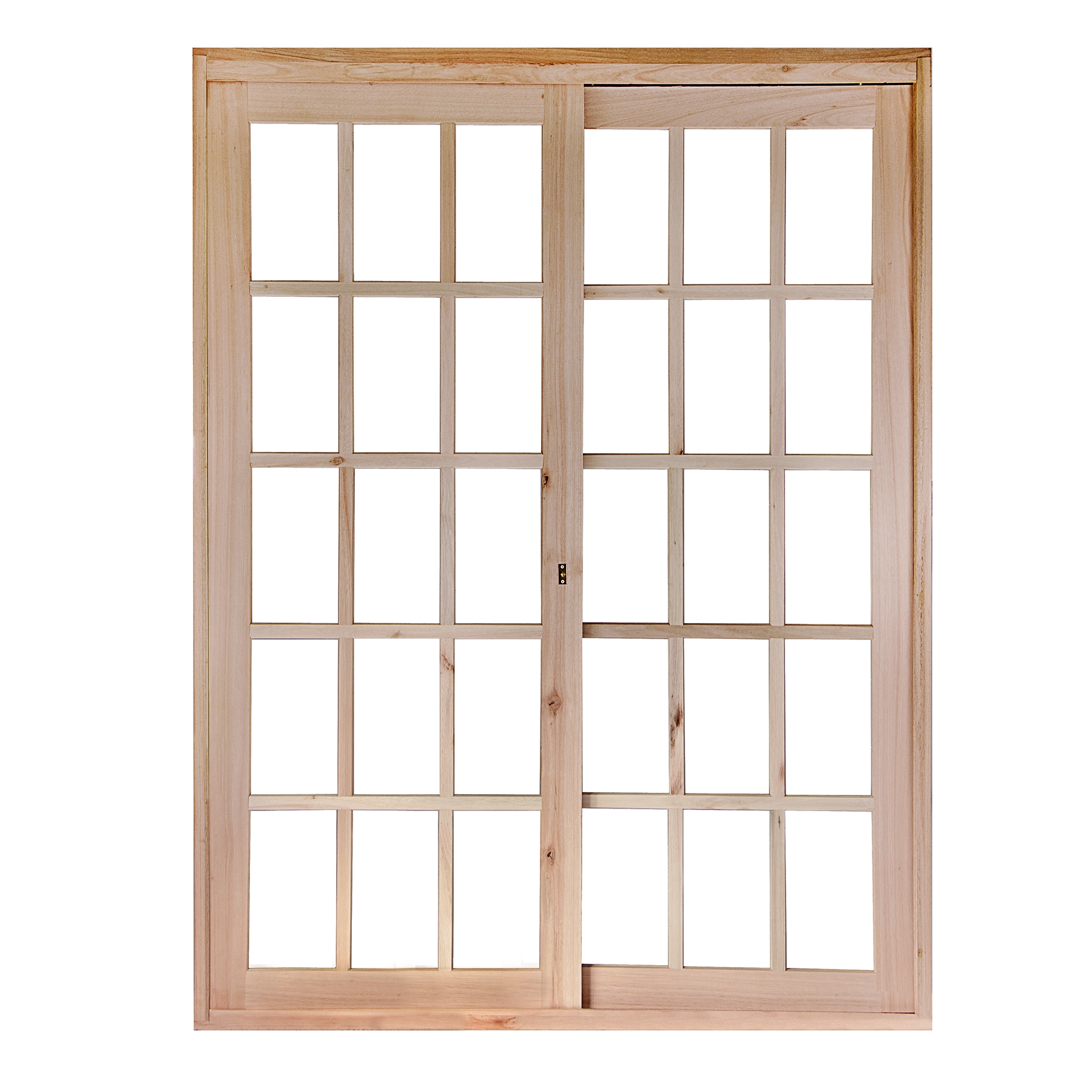 Porta de Correr 2 Folhas Eucalipto Bege 2,13x1,60m Rondosul