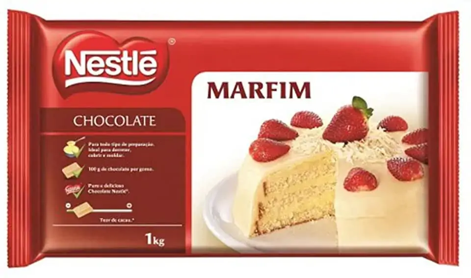 Chocolate Branco Nestle Cobertura