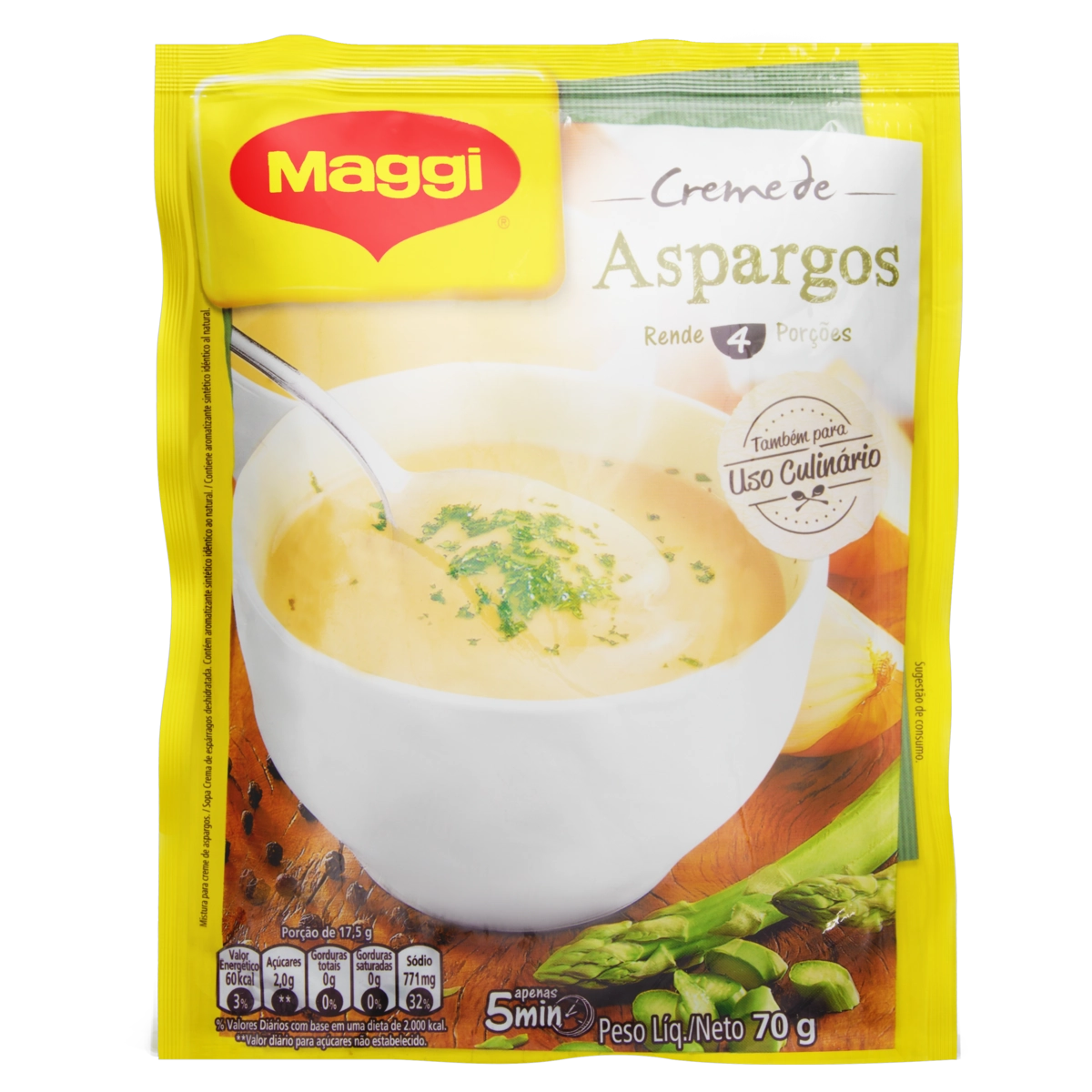 Creme Maggi Aspargos 70g Cx 12.0