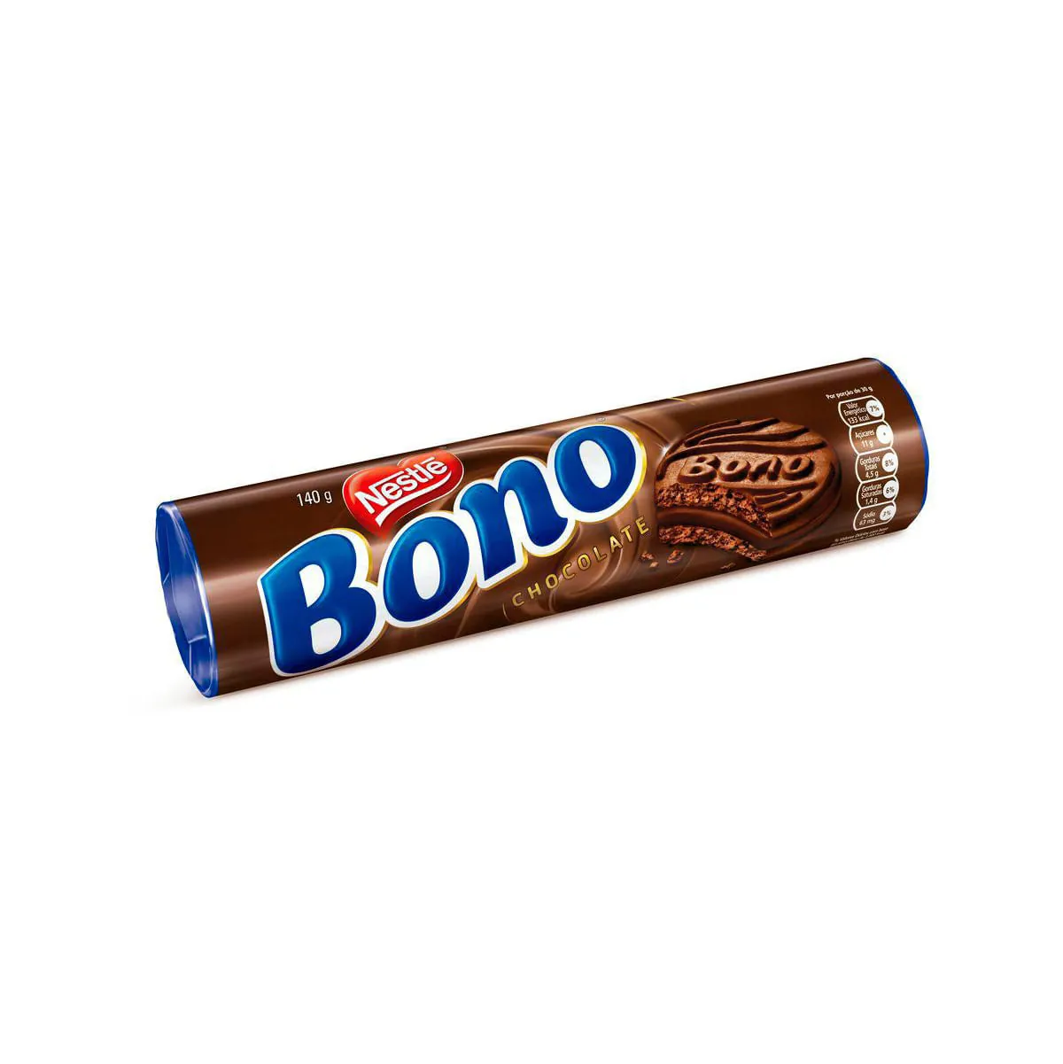 Biscoito Recheado Chocolate Bono 140 g