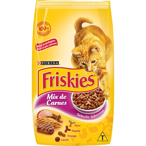 Ração Friskies Mix De Carnes 3kg Nestlé Purina
