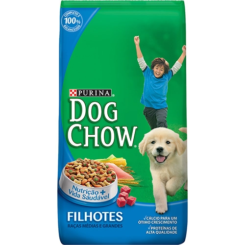 Ração Dog Chow Filhotes Raças Médias E Grandes 3kg Nestlé Purina