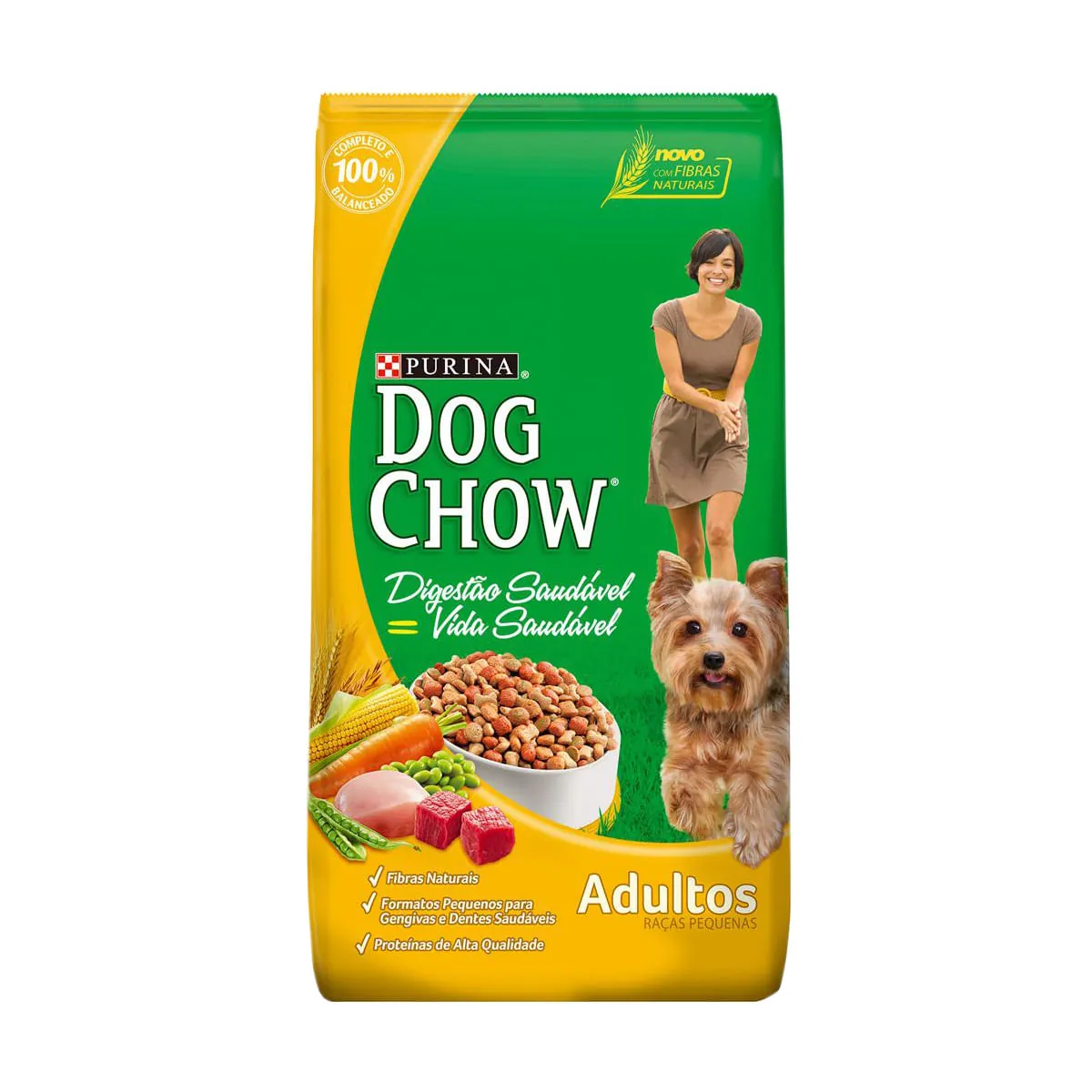 Purina Dog Chow Adultos Raças Pequenas Pacote 3 Kg