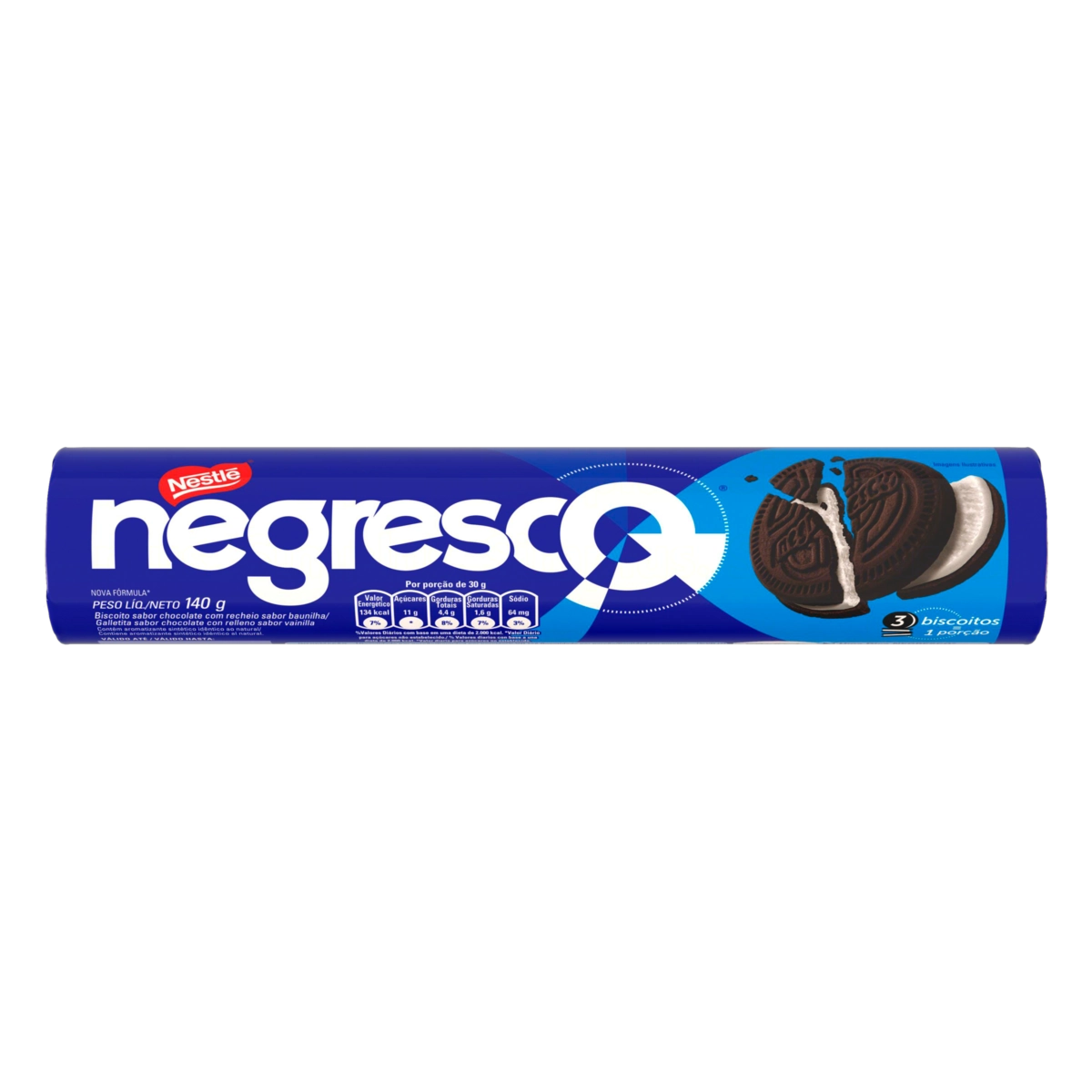 Biscoito Negresco Nestlé Recheado