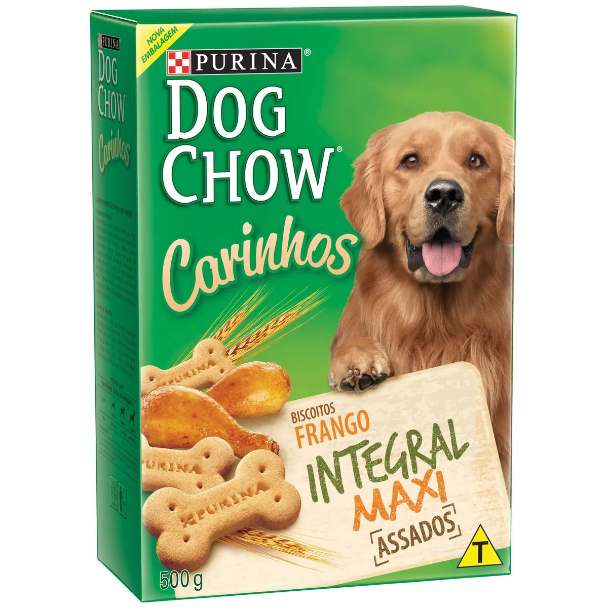 NESTLÉ® PURINA® DOG CHOW® Biscoitos para Cães Adultos Médios & Grandes Frango 500g