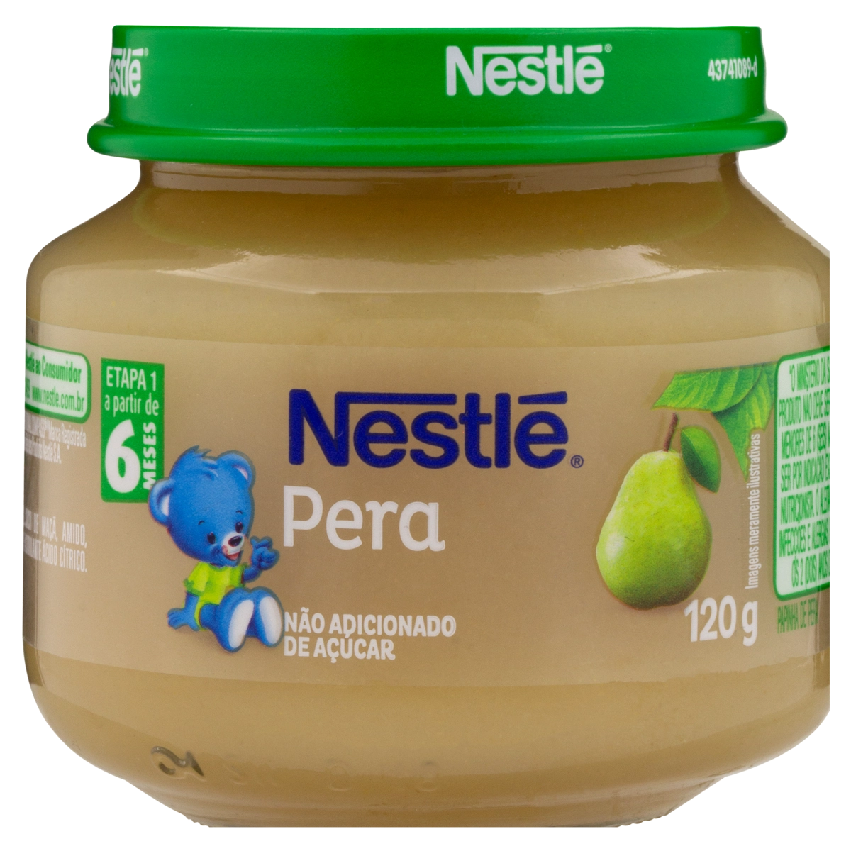 Alimento Infantil Sabor Pêra Nestlé 120g