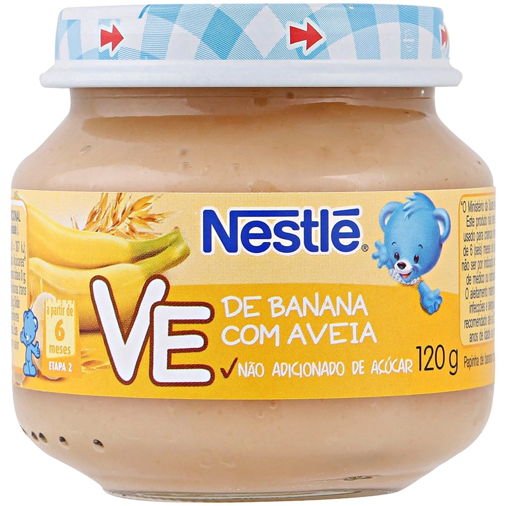 Alimento Infantil Banana E Aveia