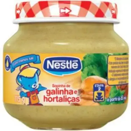 Nestlé Galinha, Legumes E Hortaliças