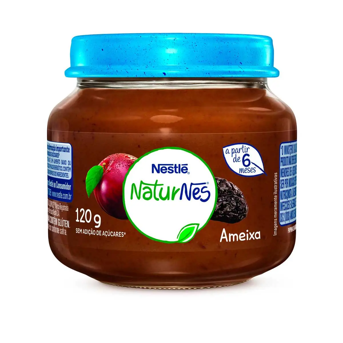 Papinha Naturnes Sabor Ameixa Nestlé 120g