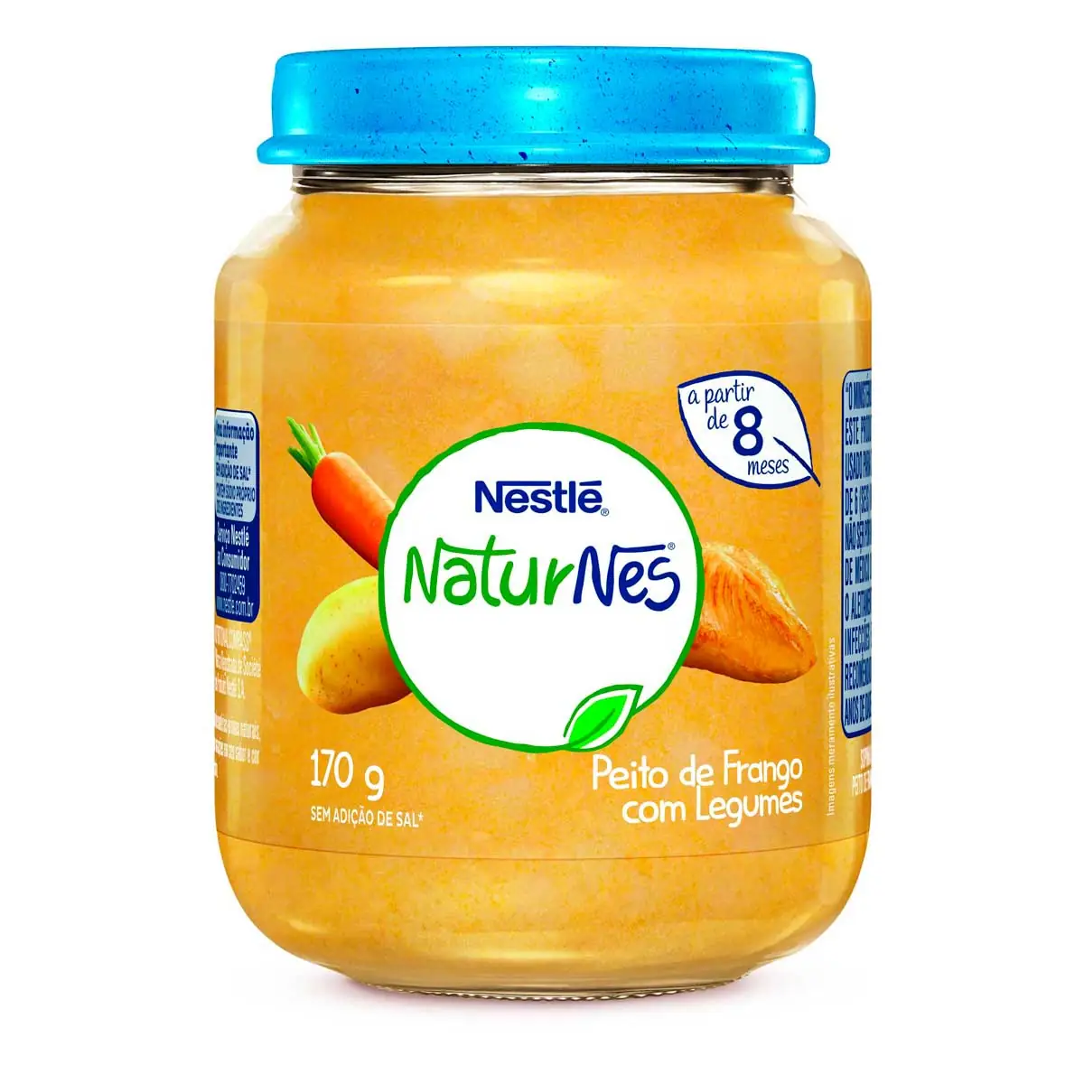 Papinha Naturnes Sabor Peito de Frango com Legumes Nestlé 170 g