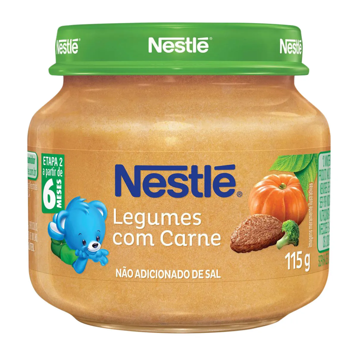 Papinha Sabor Legumes e Carne Nestlé 115g