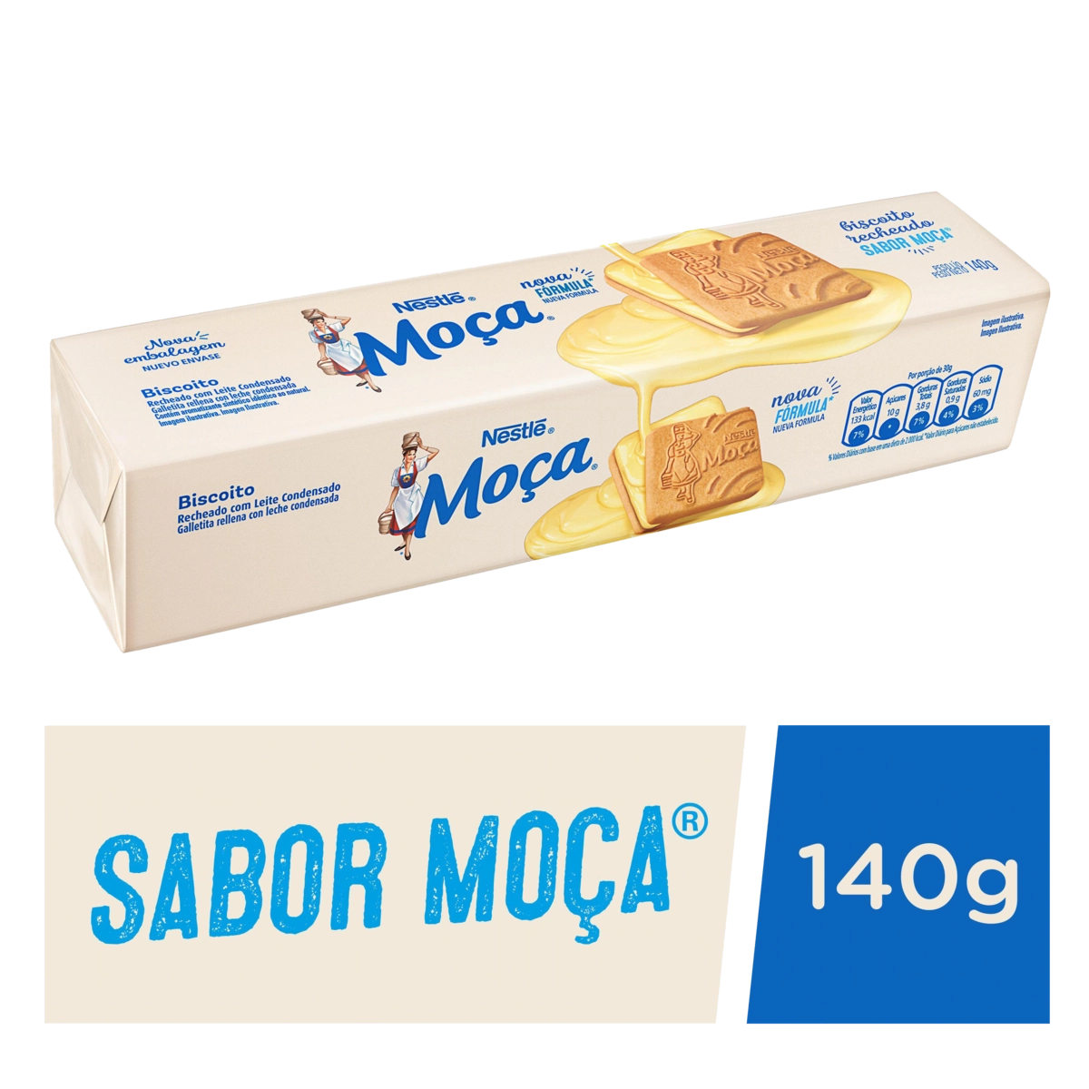 Biscoito Moca Recheado