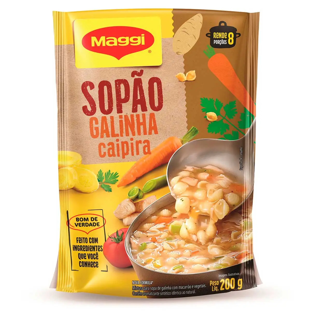 Sopão Maggi Galinha Caipira 200g