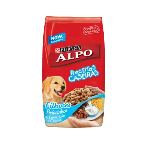 Purina Alpo Receitas Caseiras Filhotes Carne Cereais E Leite Pacote 8 Kg