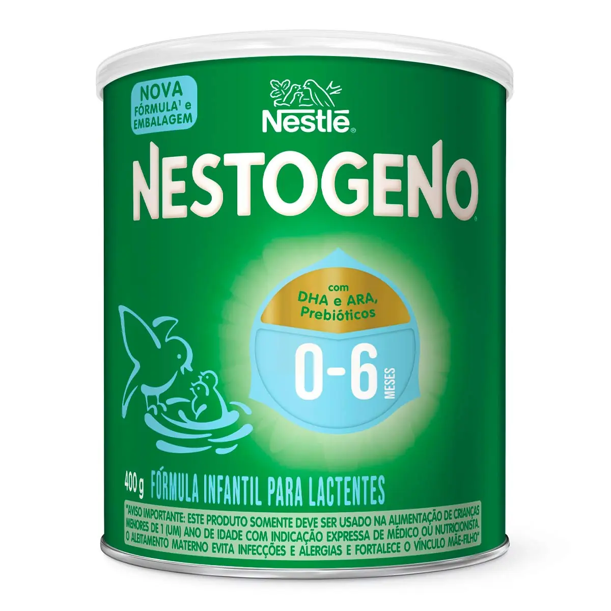 Fórmula Infantil Nestogeno 0 a 6 meses 400g