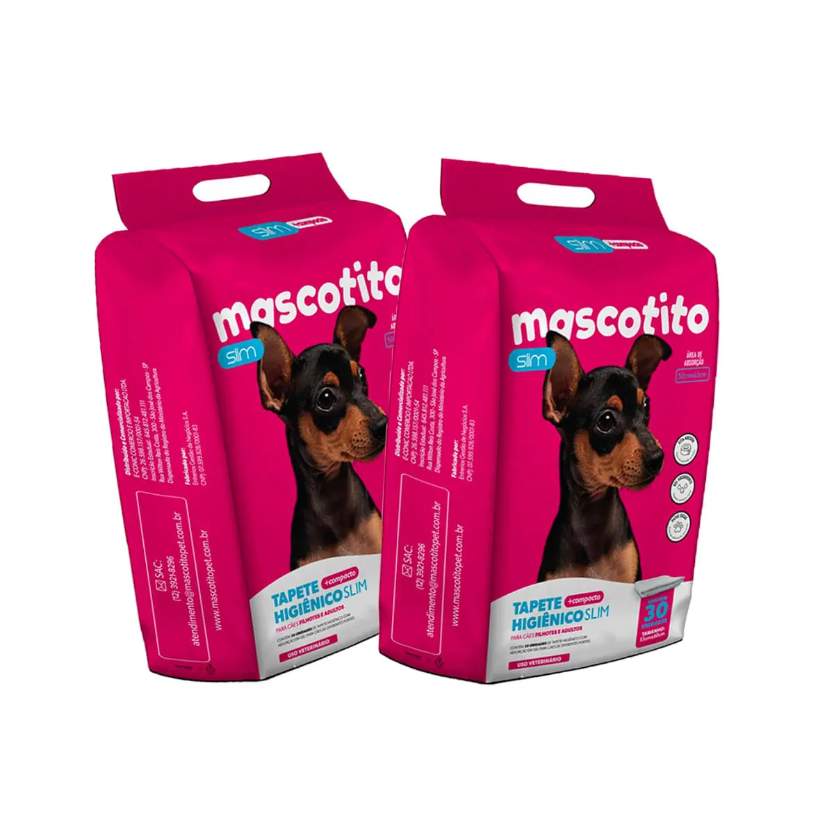 Tapete Higiênico Mascotito Slim 60x55 com 60 Unidades