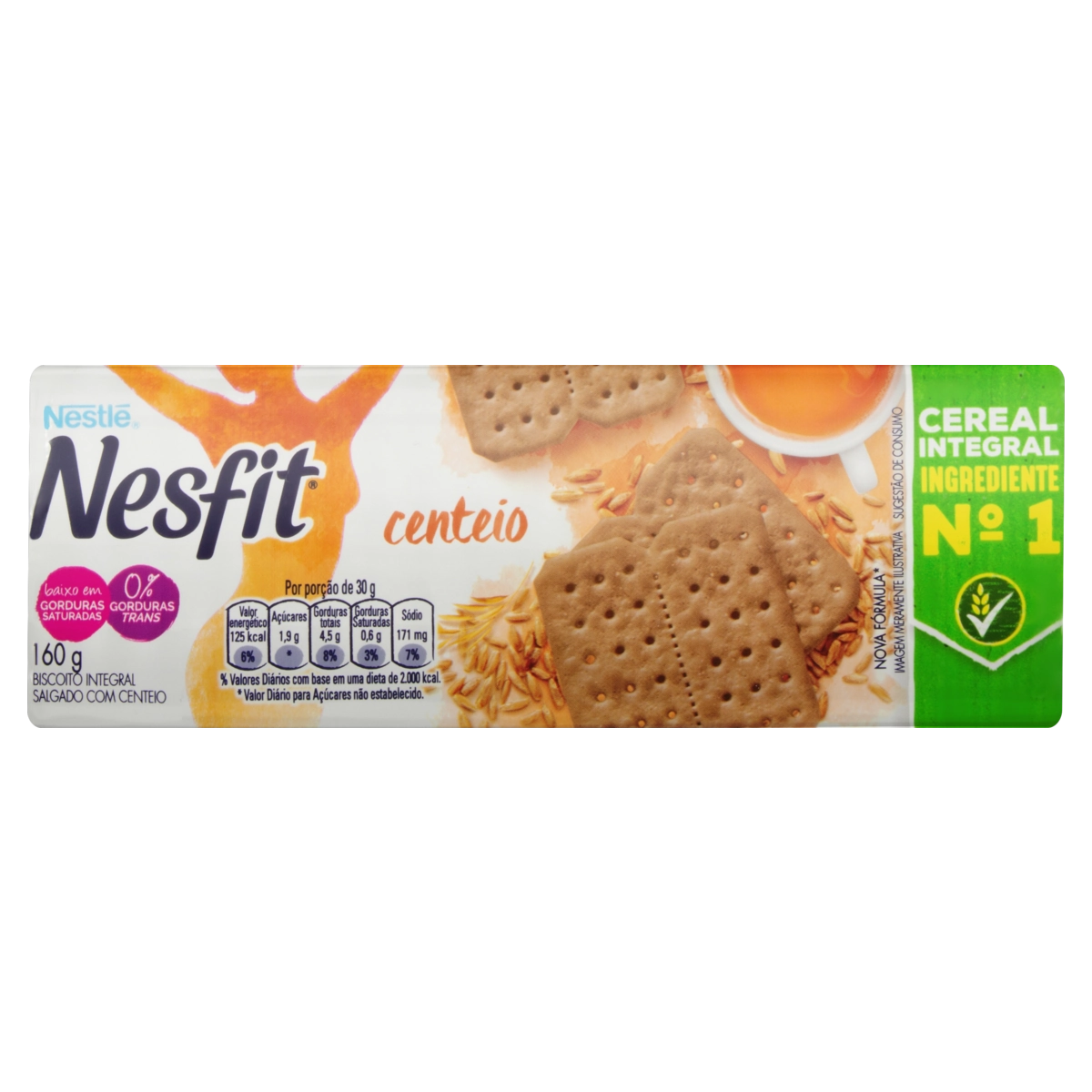 Biscoito Nestle Nesfit Integral Centeio