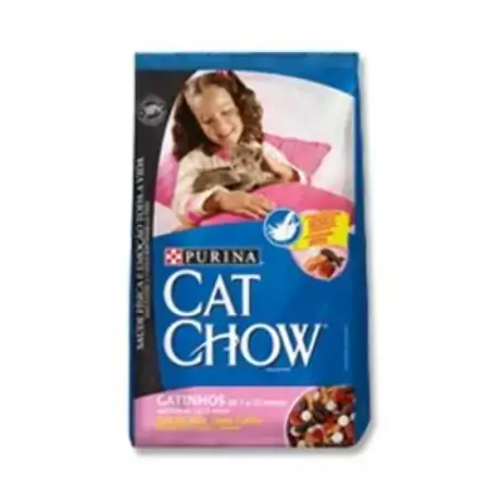 Cat Chow Pacote Gatinhos Delícias De Leite, Carne E Peixe Filhotes De 1 A 12 Meses