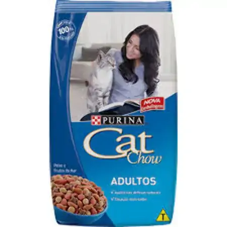 Ração Cat Chow Adultos Nestlé Purina
