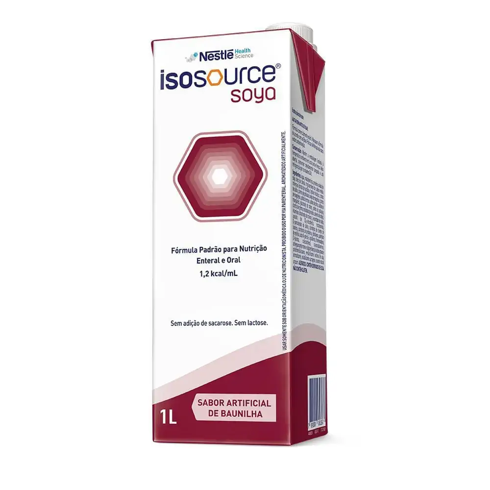 Isosource Soya Nestle Health Science Tetra Slim Sabor Baunilha 1,2kcal/ml 1l
