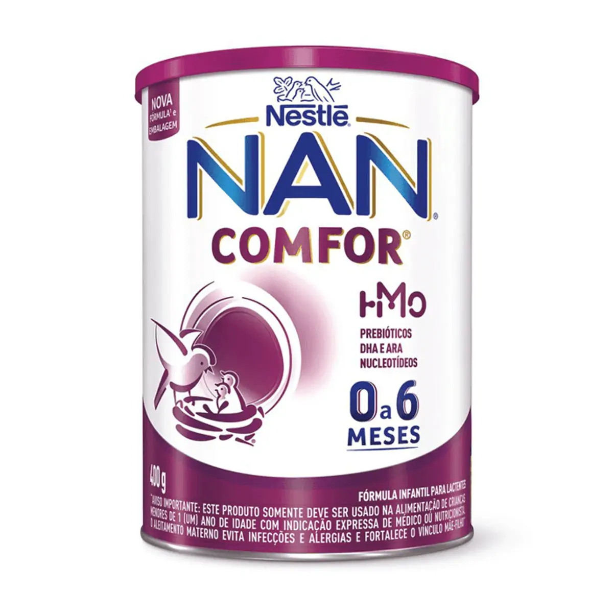 Fórmula Infantil para lactentes NAN Comfor HMO de 0 a 6 meses 400g