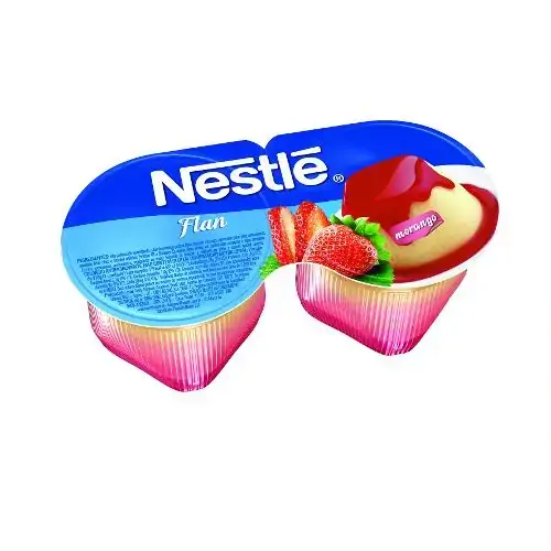 Sobremesa Moca Flan Morango