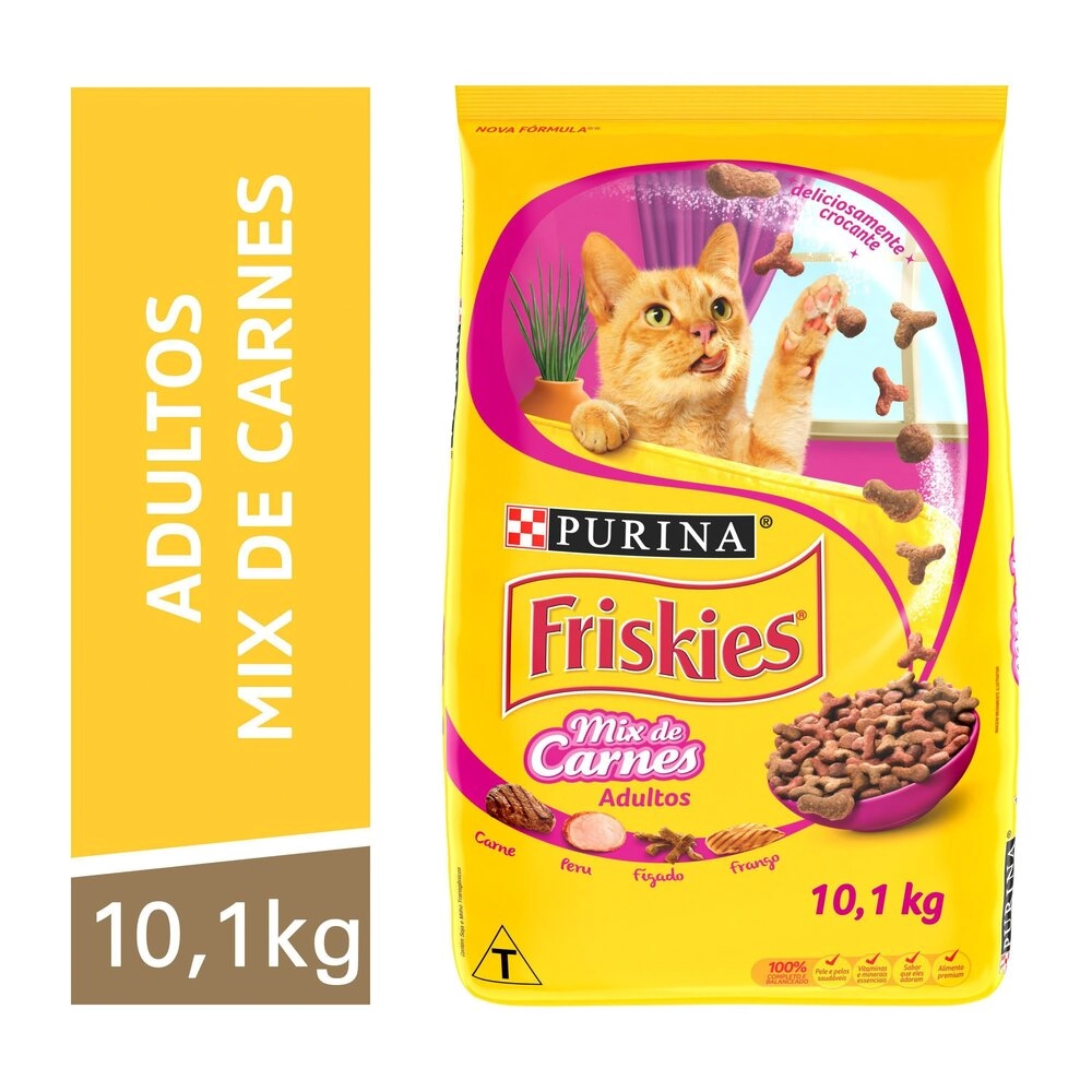 Ração Friskies Mix De Carnes 10,1kg Nestlé Purina