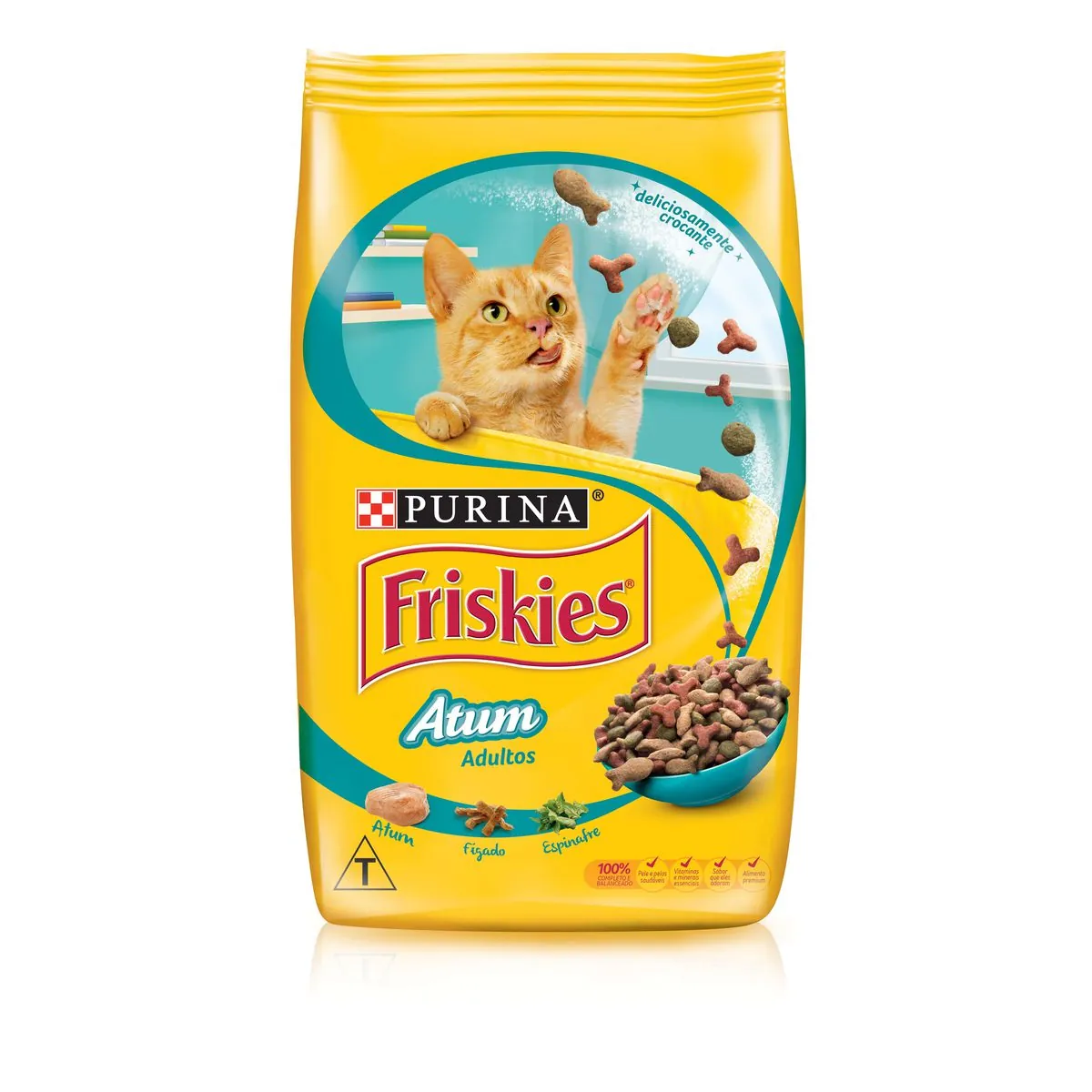 Friskies Pacote Sensações Marinhas Peixe, Salmão, Atum, Camarão E Brócolis Adultos
