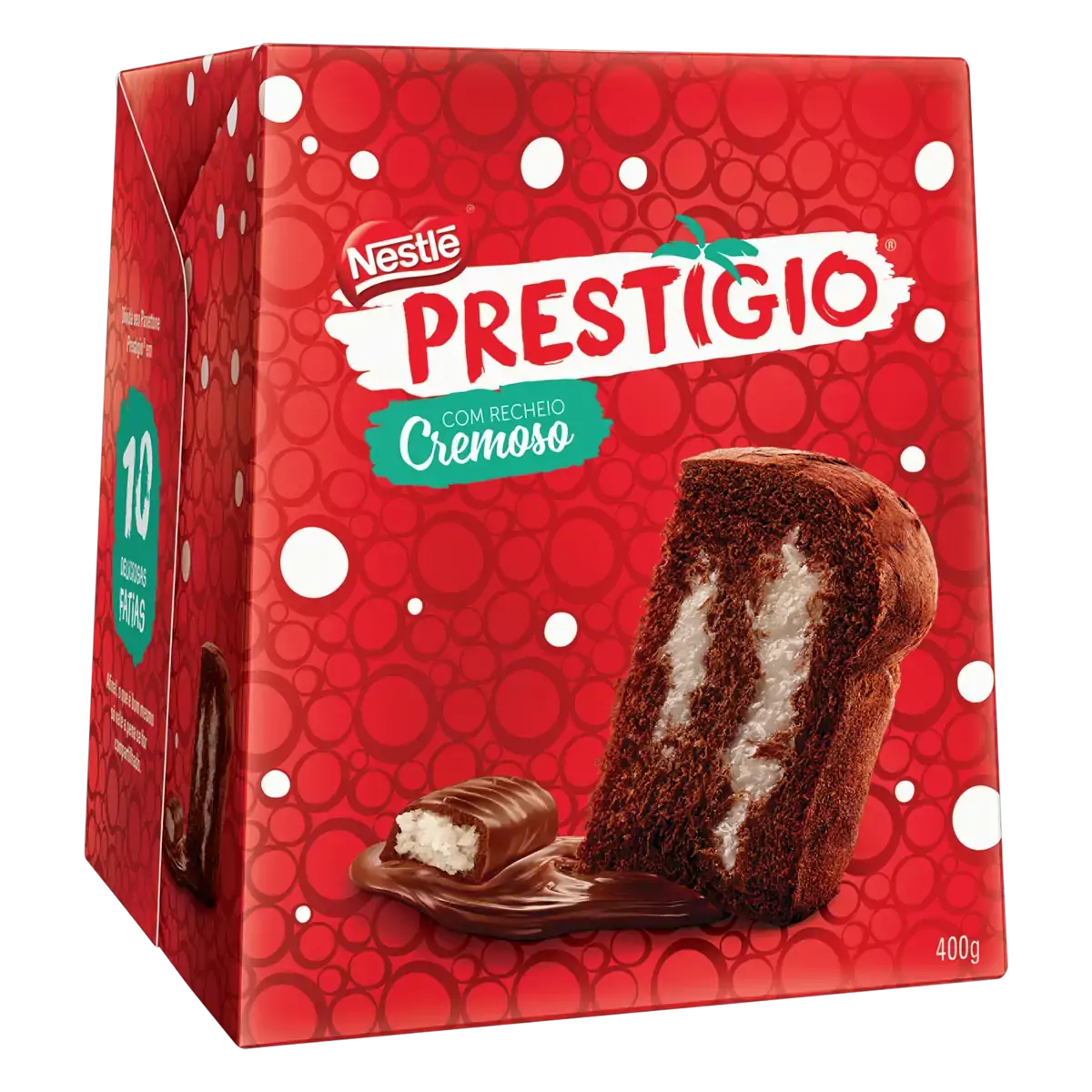 Panettone Chocolate Recheio Prestígio Nestlé Caixa 400g