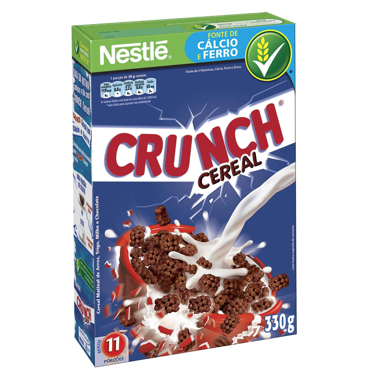 Crunch Cereal Matinal 20x330g Br
