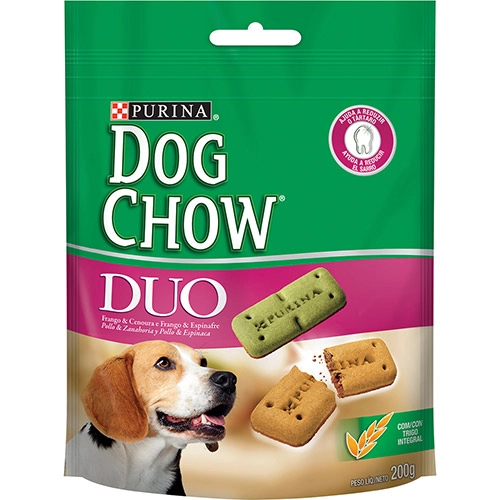 Bicoito Dog Chow Biscuit Duo Nestlé Purina