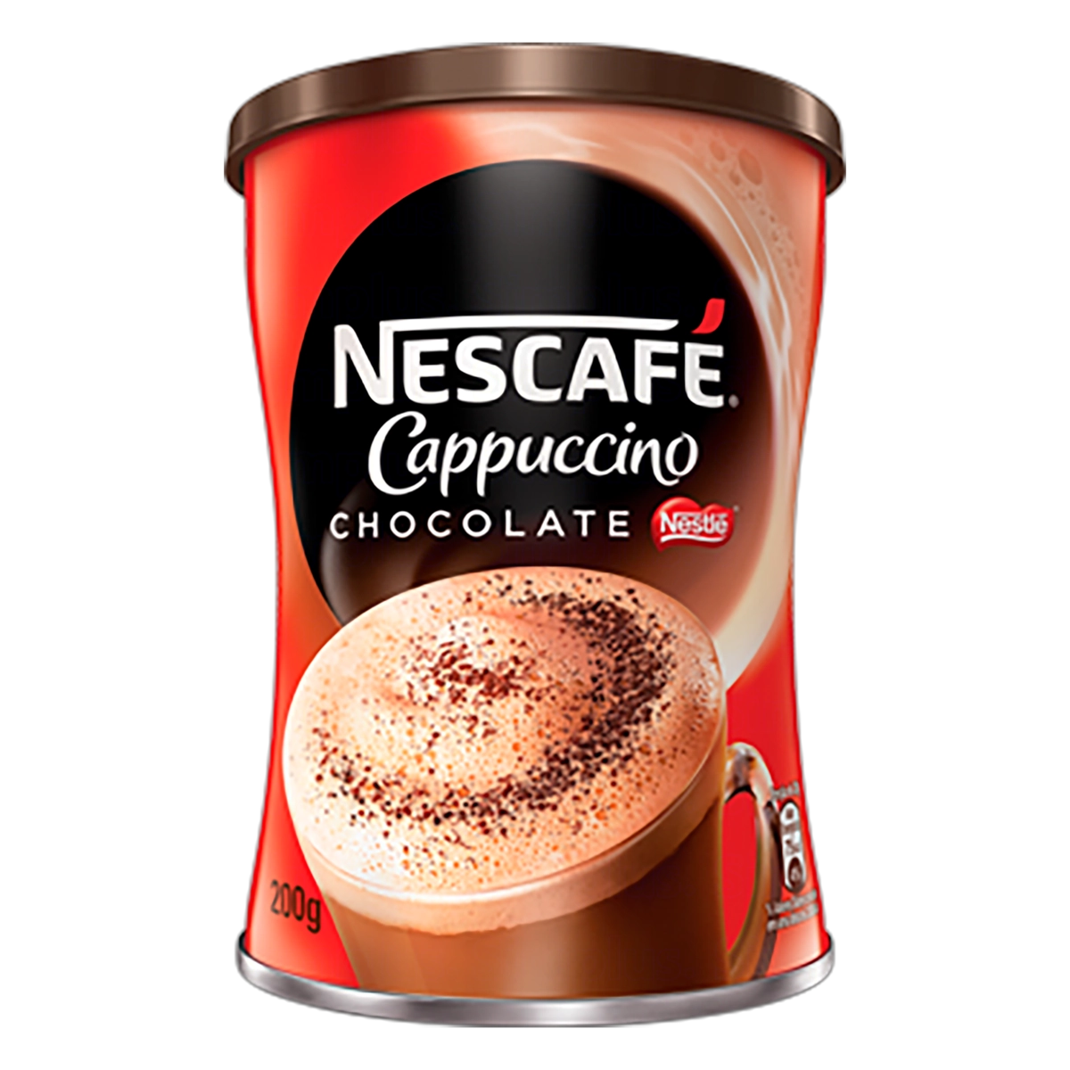 Cappuccino Solúvel Chocolate Nescafé Lata 200g