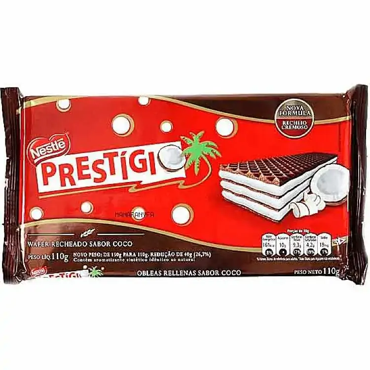 Biscoito Waffer Nestle Prestigio