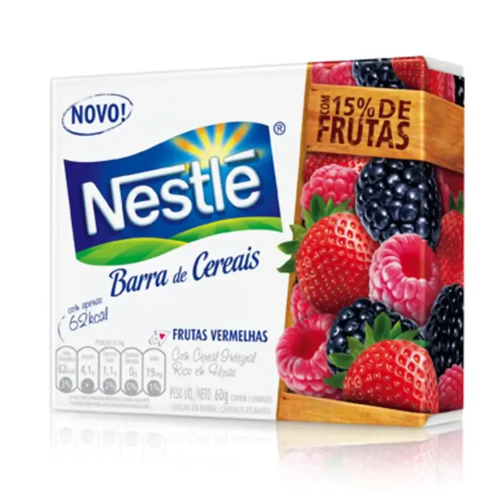 Cereal Barra Nestle Frutas Vermelhas 60gr