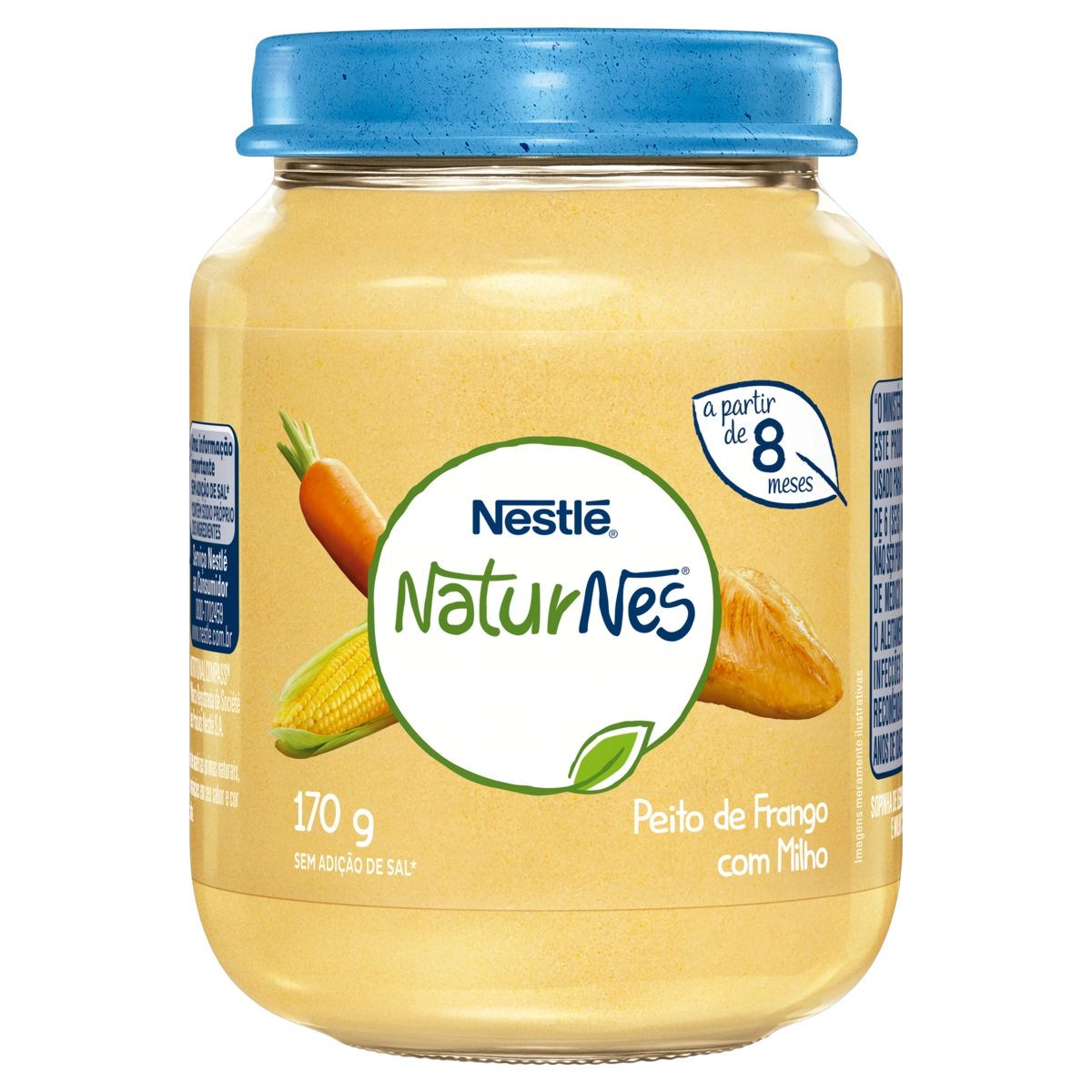 Sopinha Peito De Frango Com Milho Naturnes Vidro 170g
