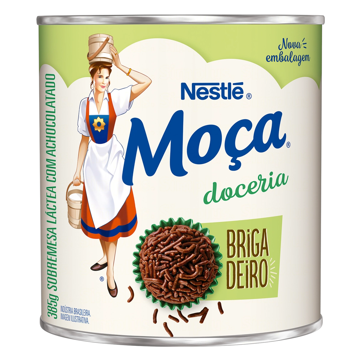 Brigadeiro Moça Doceria Lata 385g
