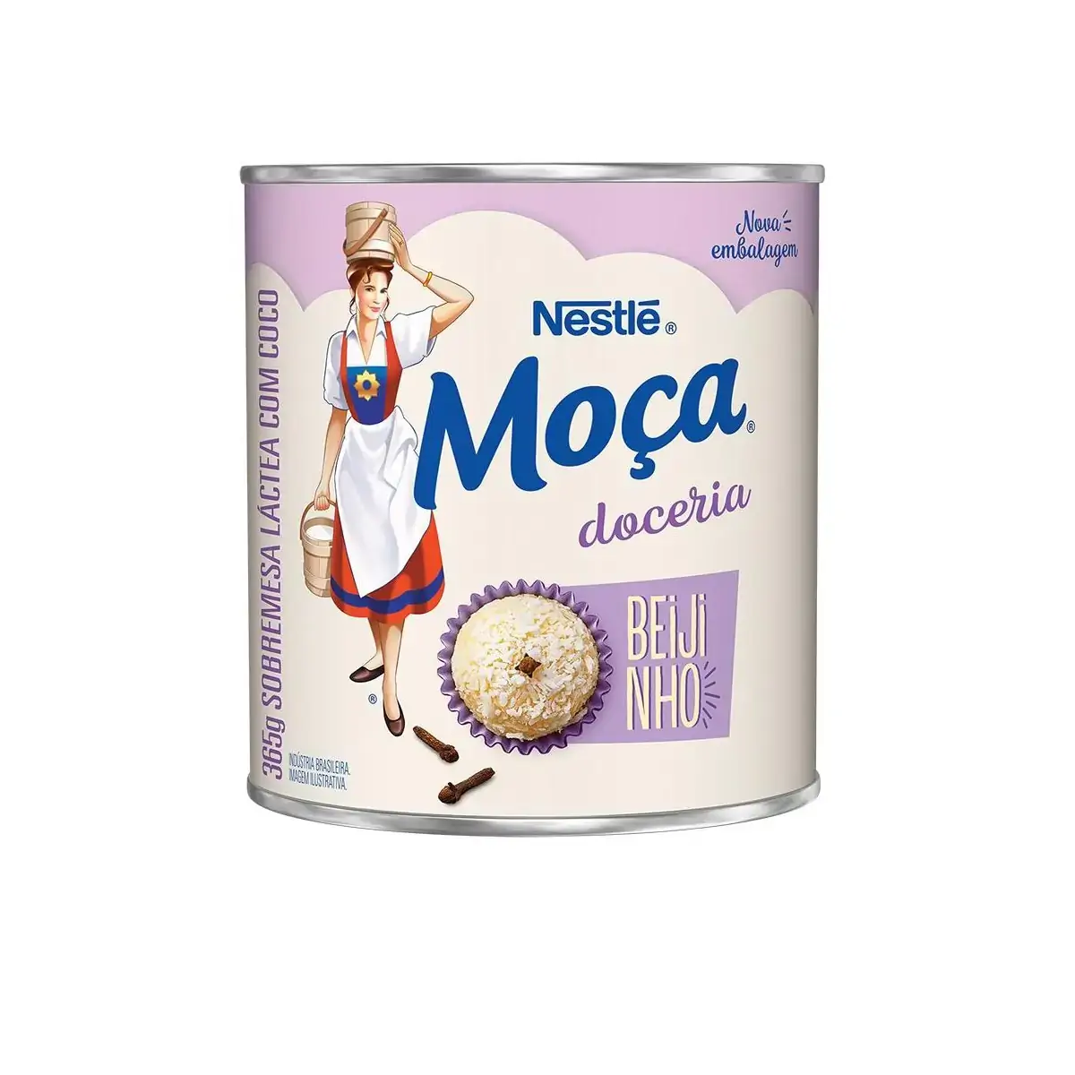 Sobremesa MOÇA Beijinho 365g