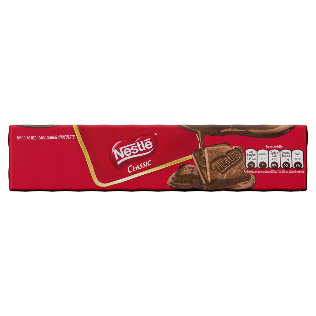 Biscoito Recheado Classic Nestle Chocolate
