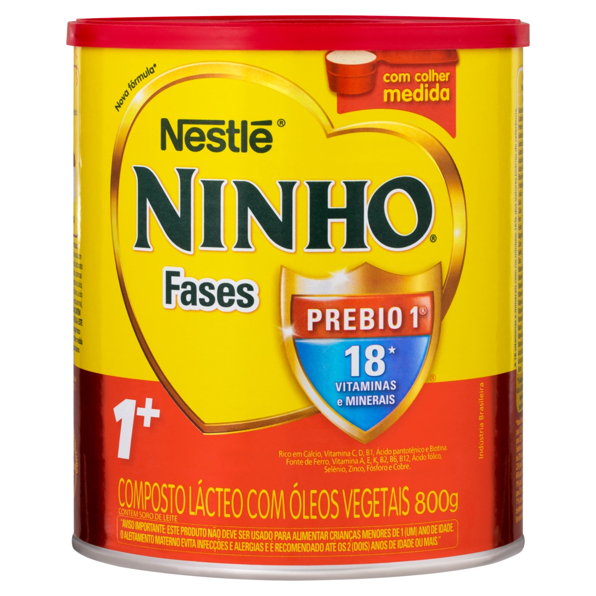 Fórmula Infantil Ninho Fases 1 Pacote 800g