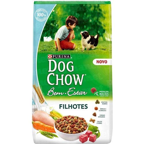 Ração Dog Chow Filhotes 1kg Bem Estar Purina