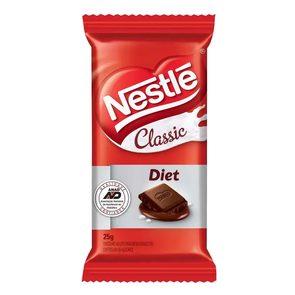 Chocolate Nestle 25gr Classic Diet