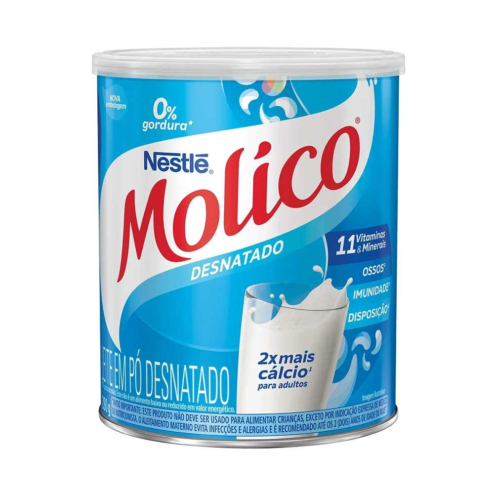 Leite Pó Desnatado Molico Lata 280g