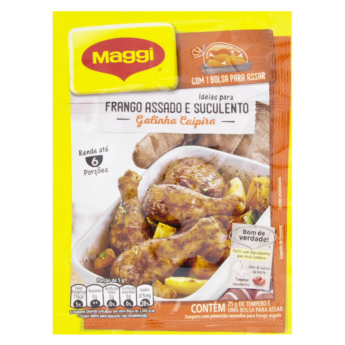 Tempero Maggi 25gr Base Galinha Caipira