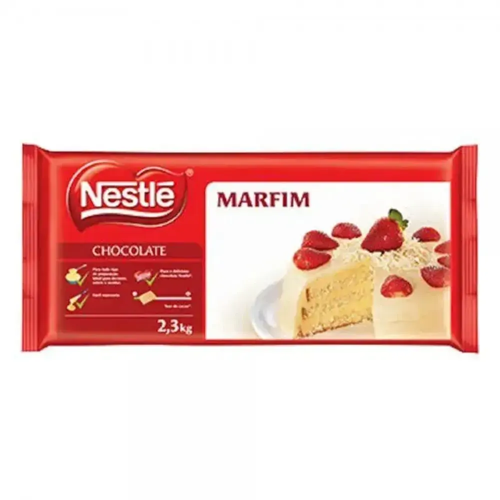 Cobertura Nestle 1kg Chocolate.branco