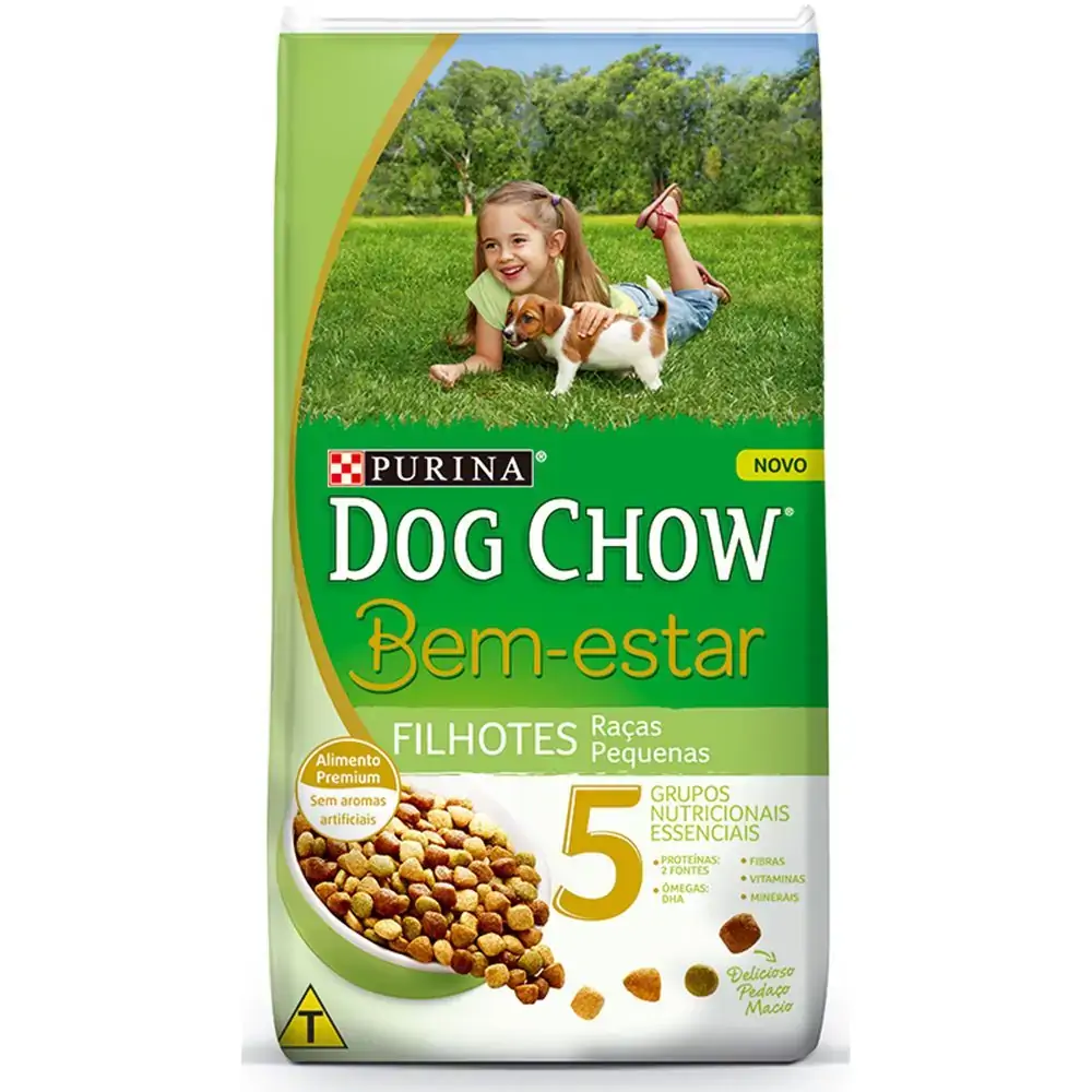 Dog Chow Bem Estar Filh Racpeq 8x1kg Br