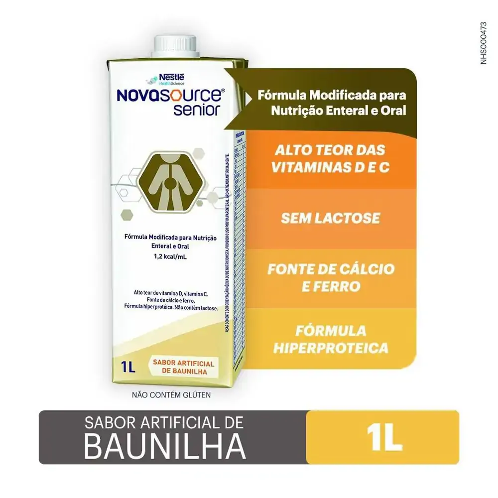 Novasource Senior Baunilha - Tetra Square 1L